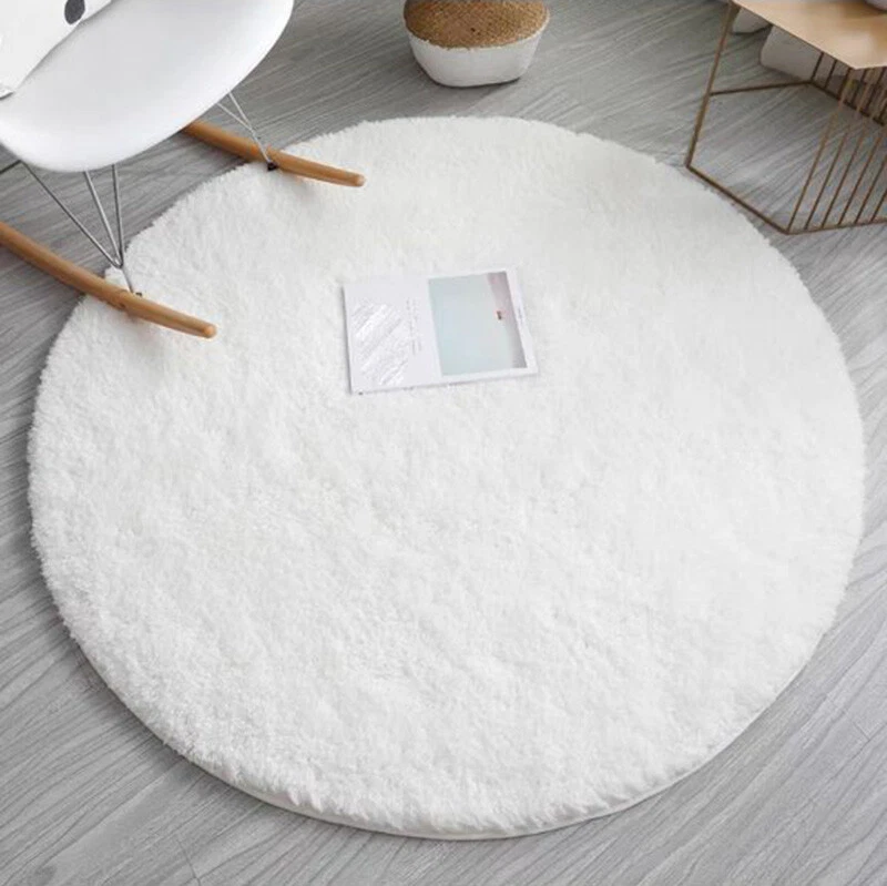 Kunst Lamb Wolle Fußmatte Teppich Rutschfest Wohnzimmer Schlafzimmer Heim Shaggy - Bild 4 von 4