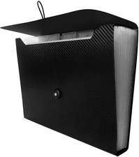 Expanding File Folder with Tabs, 13 Pockets File Organizer Accordion File Holder