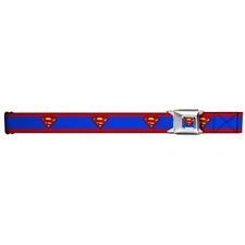 Seat Belt Buckle for Pants Men Women Kids DC Comics Superman WSM039