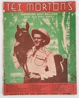 Tex Morton's Australian Bush Ballads Sheet Music, 1940, Vintage
