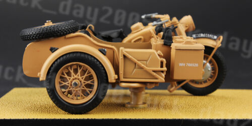 1:24 R75 1939-1945 Sidewheel sidecar foreign accent WWII motorcycle model - Picture 5 of 6