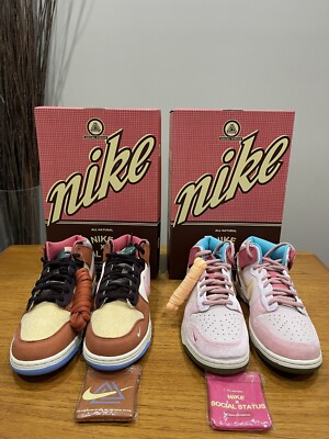 Size 9 - Nike Dunk Mid x Social Status Chocolate Milk and