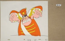 Back To The Future Original Production Drawing And Cel 95-47 Used Cond.