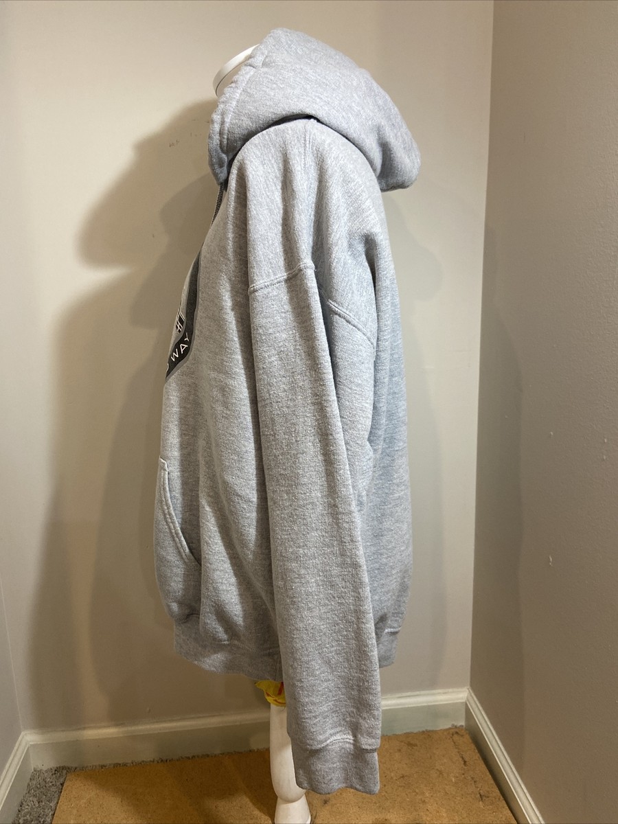 Peace The Old Fashion Way Bomber Jet Pullover Hoodie Grey