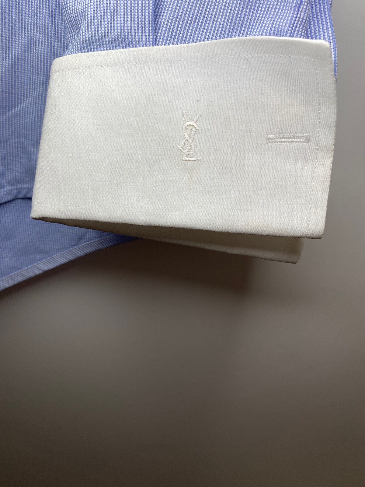 Top uomo vintage Yves Saint Laurent con bottoni taglia 39 15 1 2