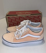 Vans Old Skool Shoes Sneakers VN0A38G1U5Y Apricot White Women  s Size 6 w/ Box