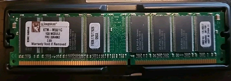 Kingston KTM-M50/1G 1GB DDR 200Mhz 33R4963 Desktop Memory RAM - Image 3 of 3