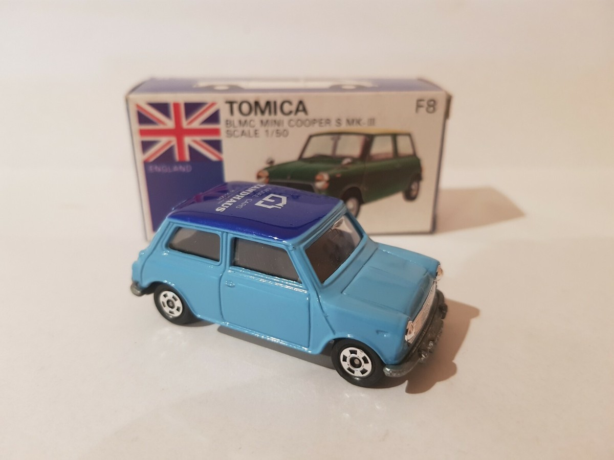 TOMICA F8 - BLMC MORRIS MINI COOPER [LIGHT BLUE] TANDHAUS