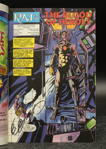 Rai (1992) #0 Firmado Bob Layton En 1ª Página Sin Certificado de Autenticidad 1ª Aplicación De Bloodshot En Muy Buen Estado+ - Imagen 2 de 5