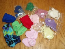 Handmade Accessories socks, hats, slippers, mittens fit American Girl 18" dolls