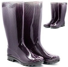 STIVALI DA GIARDINO DONNA FESTIVAL IMPERMEABILI PIOGGIA WELLINGTON DONNA STIVALI ROSA A POIS