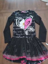 Desigual Long Sleeve Girls Dress Size 7/8