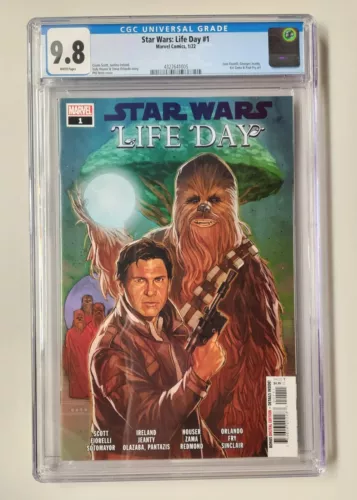 Star Wars Life Day #1 CGC 9.8 New Slab - Han Solo Chewbacca 2022