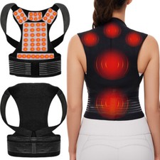 Magnetic Self Heating Belt Lumbar Lower Back Support Brace Therapy Pain Relief