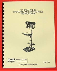 Delta Rockwell 17 Perceuse Presse Poignée Down Alimentation Pignon