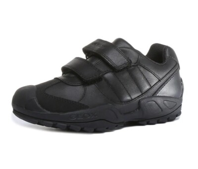 Geox Savage Schulschuhe schwarz Junior Größe UK 11,5 BRANDNEU