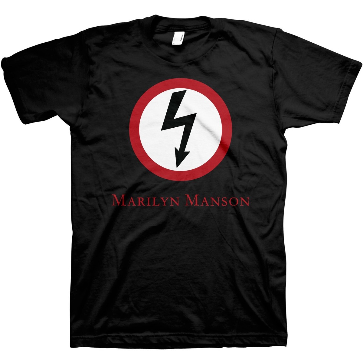 Marilyn Manson Lightning M, L, XL, 2XL Black T-Shirt | eBay