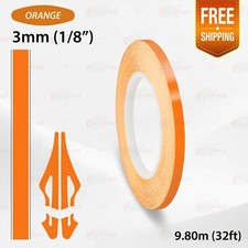Orange 18 3mm Pin Stripe Car Model Bike Streamline Tape Decal Vinyl Sticker Orange 18 3mm Pin Stripe Car Model Bike Streamline Tape Decal Vinyl Sticker