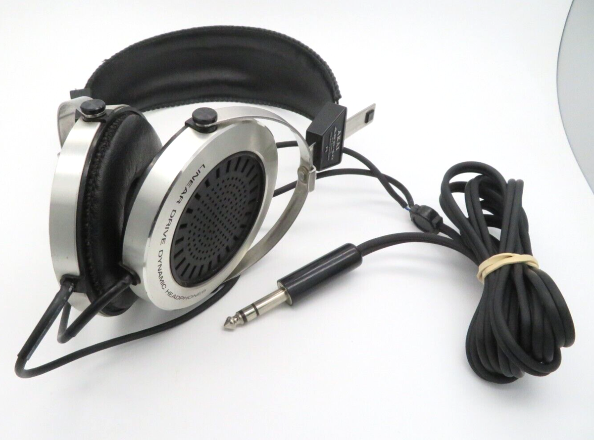 Vintage 1970's Akai ASE-40 Linear Drive Dynamic Stereo Headphones