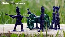 Armies in Plastic Napoleonic Wars  French Old Guard Foot Artillery Waterloo 1/32