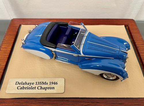 Heco 'Miniatures du Chateau' 1946 Delahaye 135MS Cabriolet, 1/43 scale model