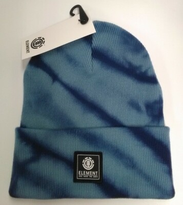 Element Skateboards Dusk Classic Beanie Blue Tye Dye XS/SM