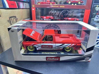 M2 Machines Edelbrock  1973 Chevrolet Cheyenne 10 Chase 1/750 Scale 1:24
