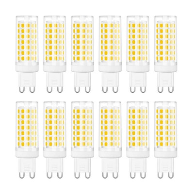 G9 LED Bulb, 6W G9 LED Bulb Dimmable, G9 Halogen Bulb 60 Watt Equivalent, Day...