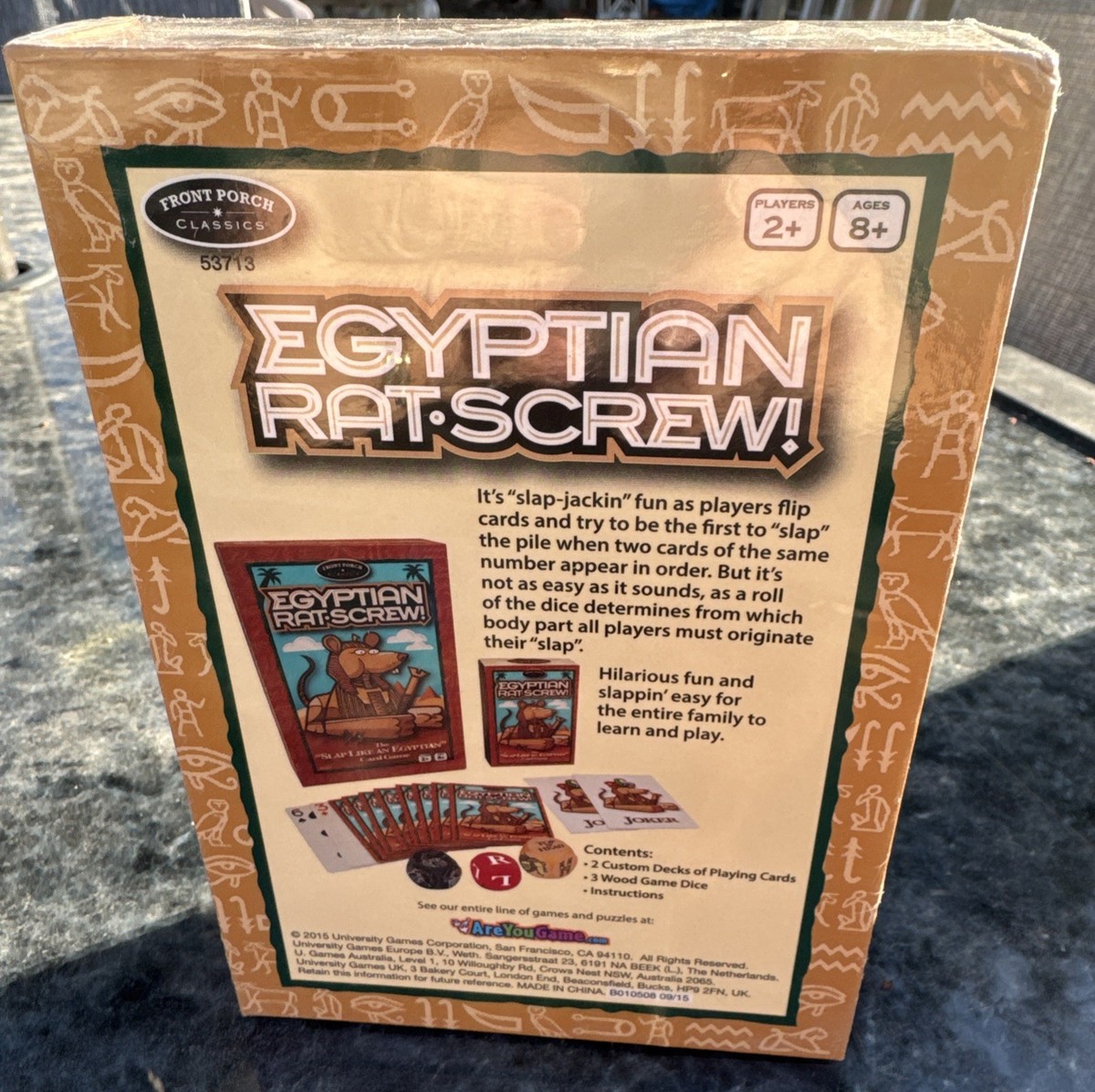 Egyptian Rat Screw The Slap Like An Egyptian Card Game New Ages 8