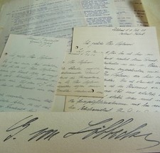 Chemiker Gerhard von L&Ouml;BBECKE (1900-1962): Briefe 1924/25, Arbeit DYNAMIT-Fabrik