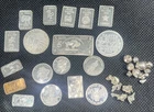 33 Pc .999 Silver Bars Rounds Crystals & Silver Shot Starter Pack / Perfect Gift