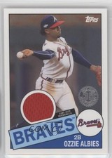 2020 Topps 1985 Topps Baseball Relics Series 2 Ozzie Albies #85TR-OA 4r7
