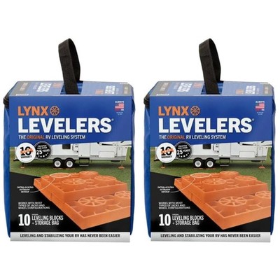 Lynx Levelers 20 Pack - Convenient RV Leveling Solution