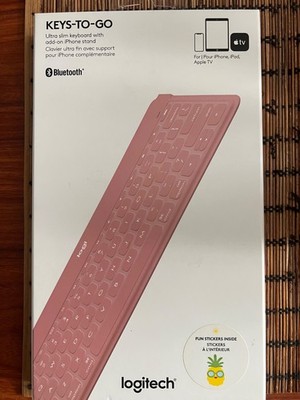 logitech keys to go 2 keyboard new never used perfect condition