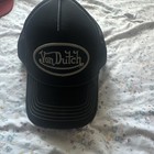 Von Dutch Men's Black Logo Trucker Hat Cap Mesh Back Adjustable One Size — photo 1