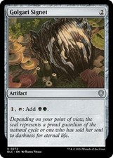 Golgari Signet - Light Play MTG Commander: Bloomburrow