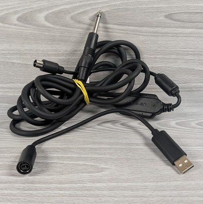 Ubisoft Hercules Rocksmith USB Cable Cord Guitar Game Adapter w/ Breakaway Cable