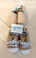 Carter's Child of Mine 0-3 Month Sneaker  Clog Set