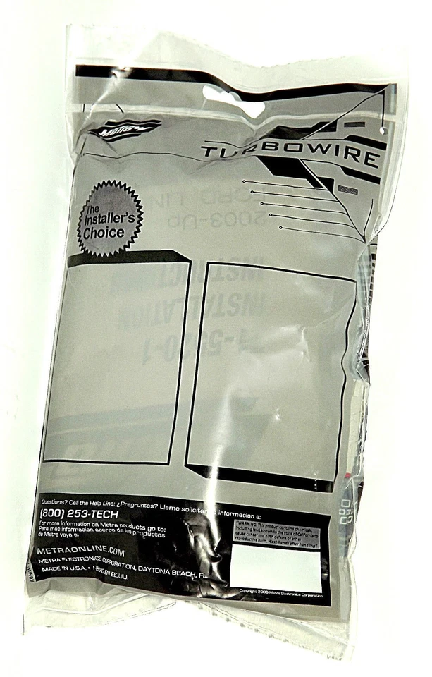 Metra Turbowire OEM Wire Harness for Ford Mercury 2003-12 71-5520-1 Foto 3 de 3