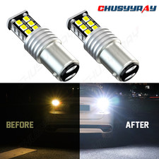 For TOYOTA Tacoma 1995-2004 1157 2057 White LED Tail Brake Parking Light Bulb 2X