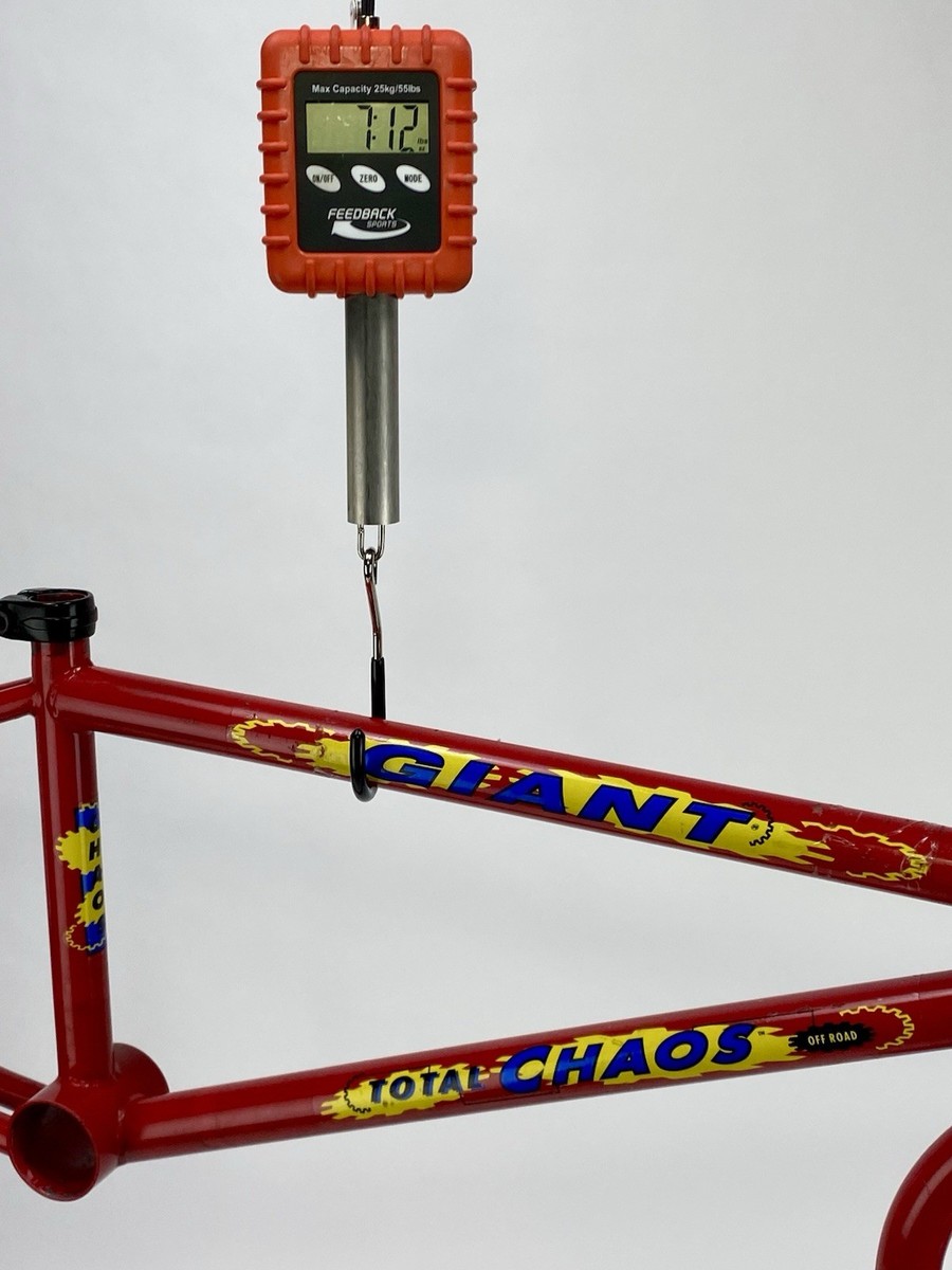 1995 Giant Total Chaos Off Road BMX Frame Fork Set Red Old Mid