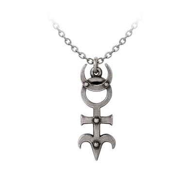 Alchemy Gothic Halskette Unisex Dr. Dee's Monad silberfarben Standard