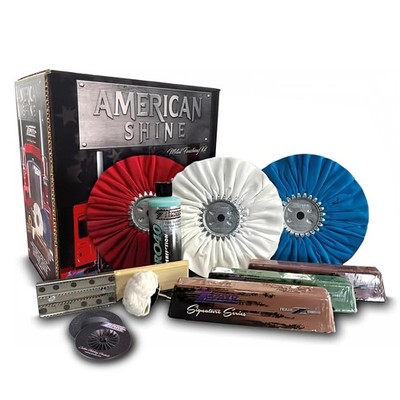 Zephyr  American Shine Complete Metal Polishing Kit  Aluminum Polishing Kit M...
