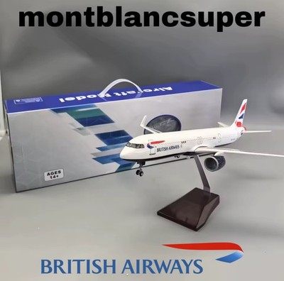 Flugzeugmodell im Maßstab 1:100 - British Airways Airbus A321NEO NO LED Geschenkmodell UK