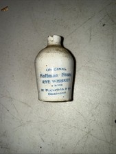 Stoneware Mini Jug Hoffman House L Rye H.F. Corbin & Co Cincinnati Chipped 3”