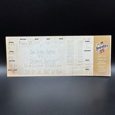 FINAL GAME - QUALCOMM STADIUM, 2003 SAN DIEGO PADRES VS. ROCKIES FULL TICKET
