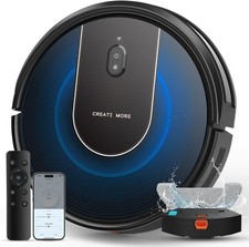 eitton Robot Vacuum Cleaner with Mop, 5000Pa Ultra Strong Suction 4-in-1 Robot