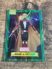 Adam Warlock 2024 Topps Chrome Marvel 4 Green Gamma Raywave /99