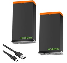 2 Pack 5000mAh EM8 Battery Moultrie Cellular Trail Camera Edge/Edge 2/Edge 2 Pro