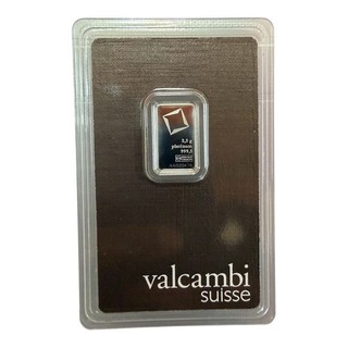Valcambi Suisse 2.5 Gram Platinum Bar In Assay Card